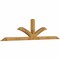 Ekena Millwork Richland Rough Sawn Timber Gable Bracket, Western Red Cedar, 108"W x 27"H x 4"D x 4"F, 6/12 Pitch GBW108X27X0404RIC00RWR - alternate 2